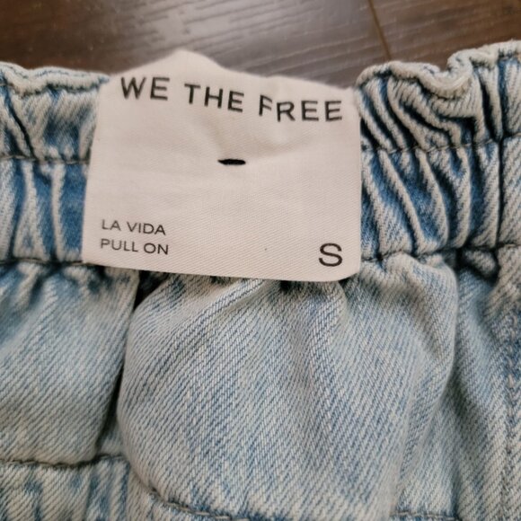 Free People La Vida Pull On Jeans Womens S Low Rise Slouchy Y2K Boho Relaxed 90s - Picture 5 of 9